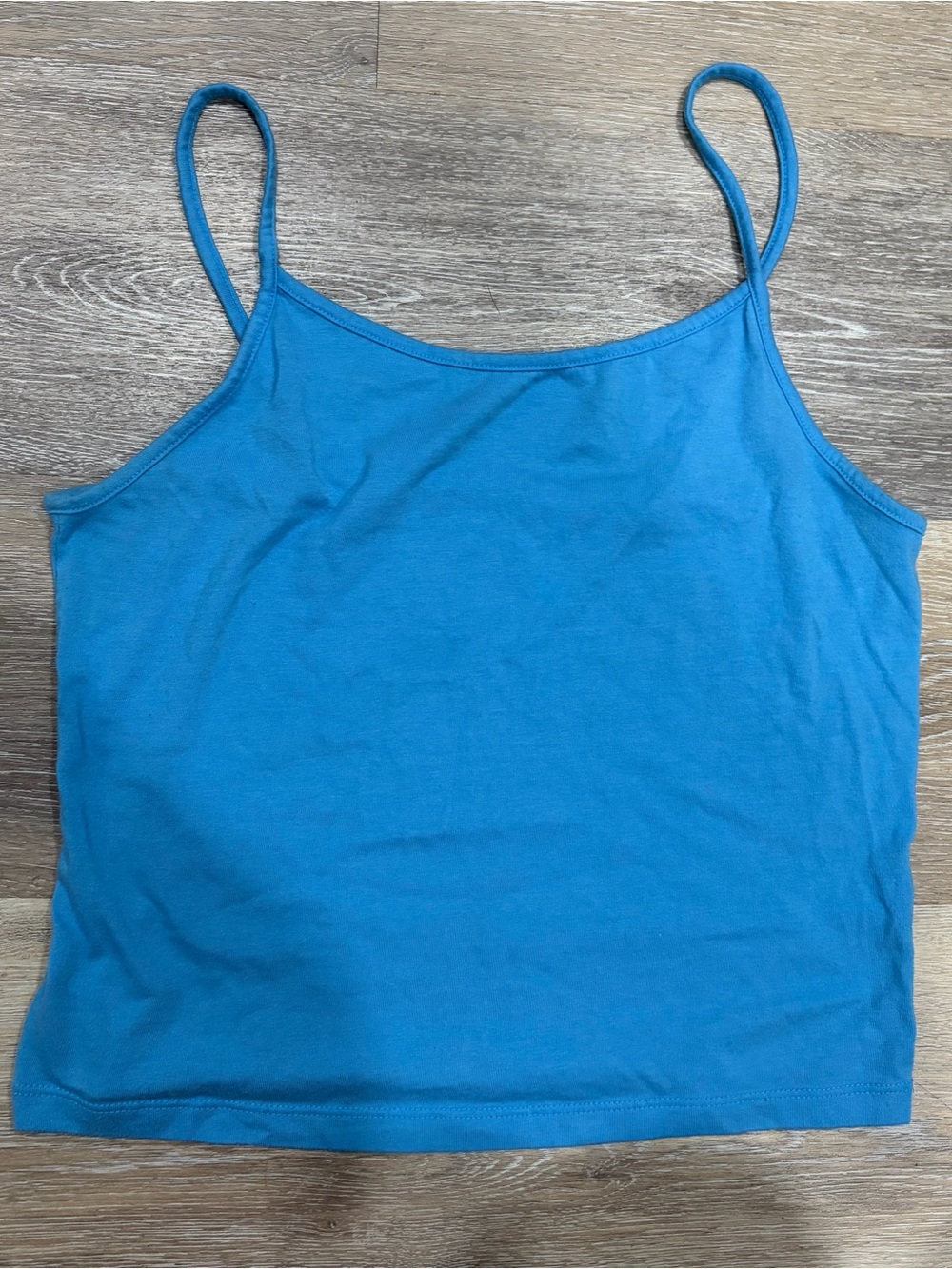 Wild Fable Women's Blue Solid Knit Cami Tank Camisole